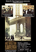 Once Upon a Time in America 1984 poster Robert De Niro James Woods Elizabeth McGovern Sergio Leone Maffia Broar