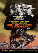 Once Upon a Time in the West 1969 poster Charles Bronson Claudia Cardinale Henry Fonda Jason Robards Sergio Leone