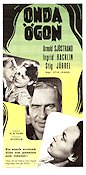 Onda ögon 1947 poster Arnold Sjöstrand Ingrid Backlin Stig Järrel