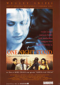 One Night Stand 1997 poster Wesley Snipes Nastassja Kinski Kyle MacLaghlan Mike Figgis