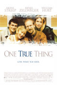 One True Thing 1998 poster Meryl Streep Renée Zellweger William Hurt Carl Franklin