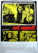 Ont uppsåt 1971 poster Faye Dunaway Frank Langella Barbara Parkins René Clément