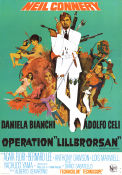 Operation lillbrorsan 1967 poster Neil Connery Daniela Bianchi Adolfo Celi Alberto De Martino Agenter Medicin och sjukhus
