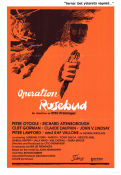 Operation Rosebud 1975 poster Peter O´Toole Richard Attenborough Otto Preminger