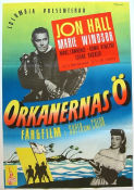 Orkanernas ö 1951 poster Jon Hall Marie Windsor Romo Vincent Lew Landers