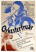 Orkesterfruar 1944 poster Glenn Miller Ann Rutherford Instrument