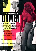 Ormen 1966 poster Christina Schollin Harriet Andersson Hans Ernback Hans Abramson Text: Stig Dagerman