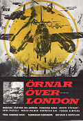 Örnar över London 1969 poster Frederick Stafford Van Johnson Francisco Rabal Enzo G Castellari Flyg Krig