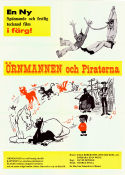 Örnmannen och piraterna 1965 poster Dale Robertson Howard Keel David Detiege Animerat