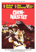 Örnnästet 1969 poster Clint Eastwood Richard Burton Mary Ure Brian G Hutton Text: Alistair Maclean Berg Hitta mer: Nazi