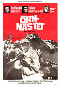 Örnnästet 1969 poster Clint Eastwood Richard Burton Mary Ure Brian G Hutton Text: Alistair Maclean Berg Hitta mer: Nazi