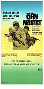 Örnnästet 1969 poster Clint Eastwood Richard Burton Mary Ure Brian G Hutton Text: Alistair Maclean Hitta mer: Nazi