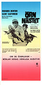 Örnnästet 1969 poster Clint Eastwood Richard Burton Mary Ure Brian G Hutton Text: Alistair Maclean Berg Hitta mer: Nazi