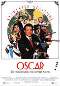 Oscar 1991 poster Sylvester Stallone Ornella Muti Peter Riegert John Landis Maffia