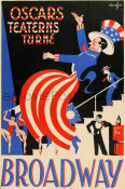 Oscarsteatern Broadway 1928 affisch Hitta mer: Revy Hitta mer: Oscarsteatern Affischkonstnär: Gunnar Håkansson