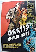 OSS 117 hemlig agent 1964 poster Kerwin Mathews Agenter Dykning