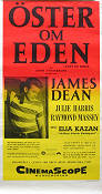 Öster om Eden 1955 poster James Dean Julie Harris Raymond Massey Elia Kazan Text: John Steinbeck