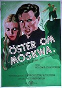 Öster om Moskwa 1936 poster Wladimir Schneiderow Ryssland