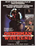 The Osterman Weekend 1983 poster Rutger Hauer Burt Lancaster Craig T Nelson Sam Peckinpah