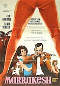 Our man in Marrakesh 1966 poster Tony Randall Senta Berger
