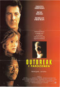 Outbreak 1995 poster Dustin Hoffman Rene Russo Kevin Spacey Wolfgang Petersen