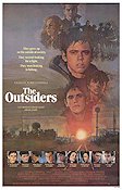 The Outsiders 1983 poster C Thomas Howell Matt Dillon Ralph Macchio Tom Cruise Patrick Swayze Rob Lowe Tom Waits Gäng