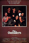 The Outsiders 1983 poster C Thomas Howell Matt Dillon Ralph Macchio Tom Cruise Patrick Swayze Rob Lowe Tom Waits Francis Ford Coppola Gäng