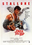 Over the Top 1986 poster Sylvester Stallone Robert Loggia Susan Blakely Menahem Golan Bilar och racing Sport