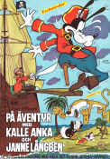 På äventyr med Kalle Anka och Janne Långben 1967 poster Kalle Anka Långben Affischkonstnär: Walter Bjorne Äventyr matinée