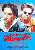 På drift mot Idaho 1991 poster River Phoenix Keanu Reeves Gus Van Sant