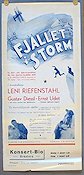 På fjället i storm 1929 poster Leni Riefenstahl GW Pabst Berg