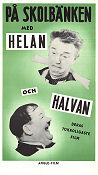På skolbänken 1945 poster Helan och Halvan Laurel and Hardy