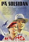 På solsidan 1935 poster Ingrid Bergman Lars Hanson Eric Rohman art