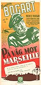 På väg mot Marseille 1944 poster Humphrey Bogart Claude Rains Michele Morgan Michael Curtiz