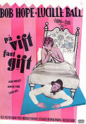 På vift fast gift 1961 poster Bob Hope Lucille Ball Ruth Hussey Melvin Frank