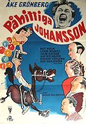 Påhittiga Johansson 1950 poster Åke Grönberg Från serier