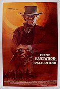 Pale Rider 1985 poster Clint Eastwood