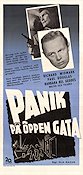 Panik på öppen gata 1950 poster Richard Widmark Paul Douglas Elia Kazan Film Noir
