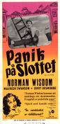 Panik på slottet 1956 poster Norman Wisdom Maureen Swanson Jerry Desmonde John Paddy Carstairs