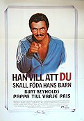 Pappa till varje pris 1981 poster Burt Reynolds Beverly D´Angelo Norman Fell David Steinberg