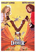 Par i damer 1987 poster Bette Midler Shelley Long Arthur Hiller Berg