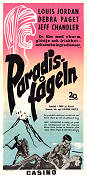 Paradisfågeln 1951 poster Debra Paget Delmer Daves