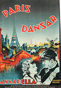Paris dansar 1933 poster Annabella George Rigaud Raymond Cordy René Clair