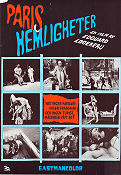 Paris hemligheter 1965 poster Henri Garcin Edouard Logereau Dokumentärer