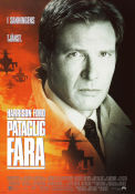 Påtaglig fara 1994 poster Harrison Ford Willem Dafoe Anne Archer Phillip Noyce