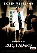 Patch Adams 1998 poster Robin Williams Daniel London Monica Potter Tom Shadyac Medicin och sjukhus