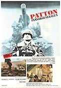 Patton 1970 poster George C Scott Karl Malden Franklin J Schaffner Krig