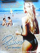 Pauline på stranden 1983 poster Amanda Langlet Eric Rohmer Strand
