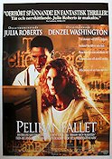 Pelikanfallet 1993 poster Julia Roberts Denzel Washington Alan J Pakula