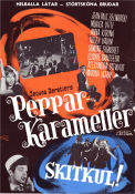 Pepparkarameller 1963 poster Guy Bedos Jean-Paul Belmondo Francis Blanche Jacques Baratier
